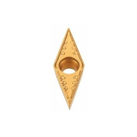 Holex Carbide Turning Insert, Diamond, VCMT331 / VCMT160404, for Stainless Steel 261388 HBT130